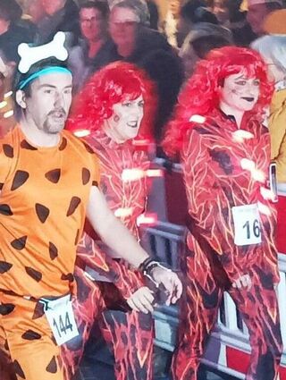 Zahlreiche Teilnehmende kamen im Kostüm.