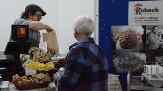 Der Bio-Pilz-Stand konnte mit seinen vielfältigen Sorten die Besucher begeistern und zu neuen Rezeptideen inspirieren.