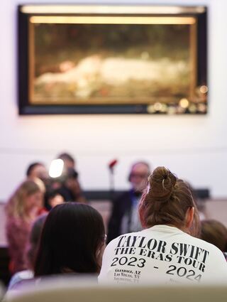 Das Gemälde von Friedrich Heyser wurde zwischenzeitlich umgehängt, um dem Ansturm der Swift-Fans gerecht zu werden.