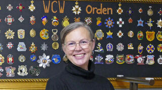 Yvonne Frenzel-Tafili ist die erst Sitzungspräsidentin in der Wolfsschlucht Concordia Wertheim (WCW). Sie wurde im Frühjahr 2025 in dieses Amt gewählt.