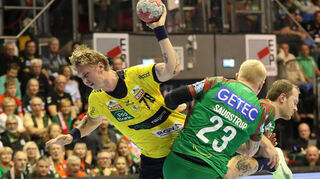 Edwin Aspenbäck (links) erzielte drei Treffer.