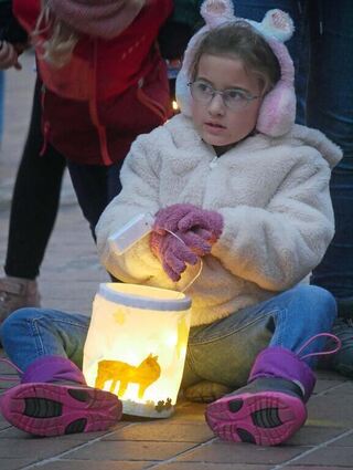Anstrengend kann auch ein Martinsumzug sein.