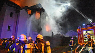 Die Feuerwehr war im Großeinsatz.