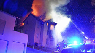 Der Brand breitete sich schnell im Gebäude aus.
