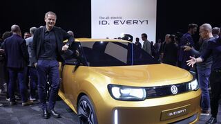 Das Einstiegsmodell ID.EVERY1 soll das erste VW-Auto mit der zusammen mit Rivian entwickelten Elektronik-Architektur werden. (Archivbild)