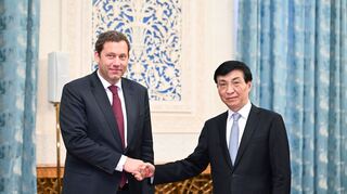 2023 war Klingbeil als SPD-Chef schon einmal für einen Parteiendialog in China. (Archivbild)