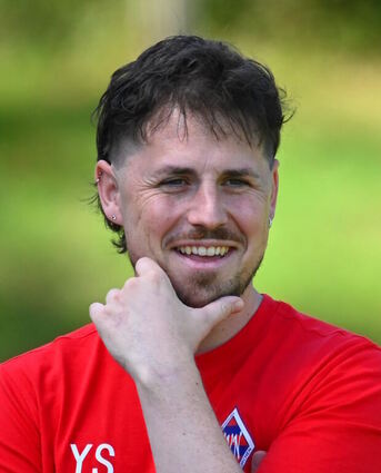 Trainer Yves Schäufele (SV Neunkirchen).