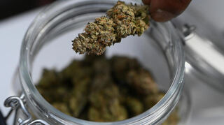 Im Koffer des Mannes wurden mehrere hundert Gramm Marihuana gefunden.