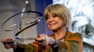 Judy Winter, Schauspielerin, reagiert auf den Götz-George-Preis 2025.