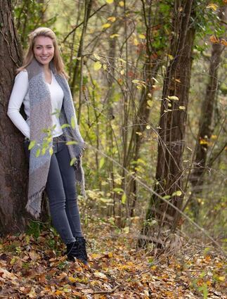 Nicht nur das Bergwandern, auch Waldspaziergänge, wie hier in Assamstadt haben für die naturverbundene Ronja Walch ihren Reiz. Sie erden, lassen Kraft tanken und zur Ruhe kommen.