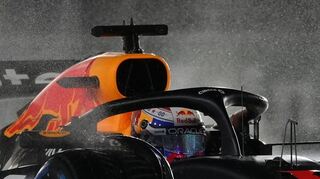 Verstappen schimpfte über die rutschigen Bedingungen.