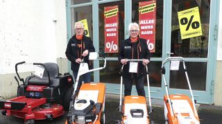 Gerhard Dörr und seine Frau geben ihren Fachbetrieb für Motorgeräte in Stuppach Ende des Jahres auf.