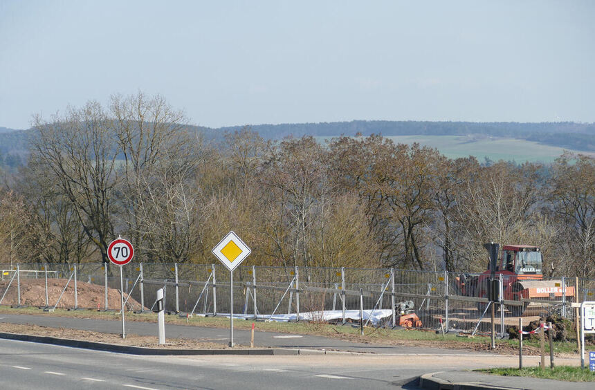 Bus shelters for the bus stops on Wartberg
