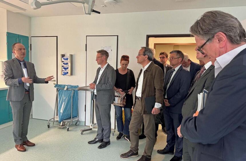 Manne Lucha ist für den Ausbau des Buchener Krankenhauses