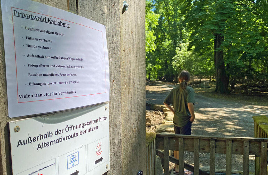 Karlsberg Weikersheim wieder für jedermann betretbar