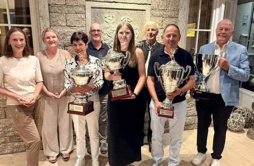 Clubmeisterschaften in Bad Mergentheim: Edwin Gramlich holt zwei Titel