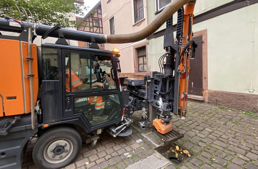 Wertheim cleans 10,000 catch basins with a special machine