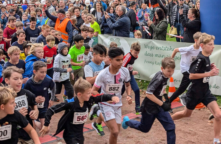 First time starting the half marathon at the Wertheim Trade Fair Run