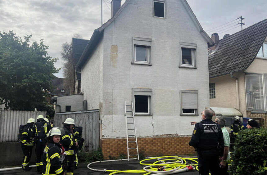 In Gerlachsheim brannte ein leerstehendes Haus