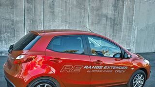 <p>Mazda experimentiert mit einem Elektro-2er, der einen Wankelmotor als Range-Extender hat.</p>