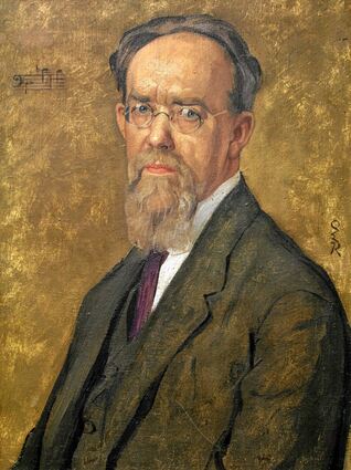 <p>Reiches und vielfältiges Werk: Waldemar von Baußnern in einem Porträt von Ottilie W. Roederstein (um 1920).</p>