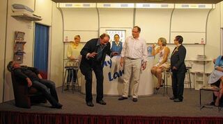 <p>Viel Spaß hatte das Publikum bei der Reise der Berlscher Bühne mit den "Fun Airlines".</p>